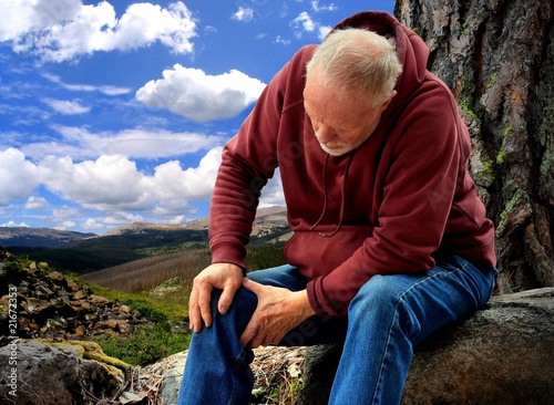 Photo: An Active Senior With Joint Pain An Active Senior With Joint Pain