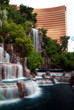 Waterfall and Wynn Hotel, Las Vegas Waterfall and Wynn Hotel, Las Vegas