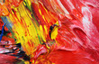 close-up view of an oil painting 04