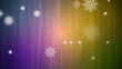 Winter Snow Loop on Multi-Color Background