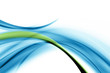Blue and green wave