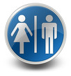 Glossy Icon "Restrooms"