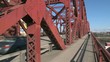Bicycle and Car on Bridge