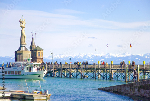 Photo: Hafen in Konstanz, Bodensee, Deutschland Hafen in Konstanz, Bodensee, Deutschland