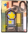 50 Euro – Stern – Lupe, Farbe