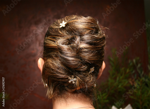 Photo: coiffure de mariée coiffure de mariée