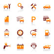 Auto service & repair icons