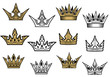 Heraldic crowns