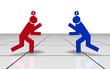 Fighting pose