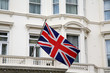 British flag flying from building British flag flying from building