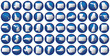 50 states button set