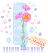 to mother, for a Birthday or Mother's day, poust card
