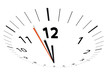 Uhr Zeit Zwölf spät