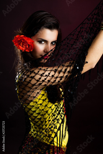Photo: mysterious gypsy woman mysterious gypsy woman