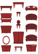 Set of Cartoon Furniture Set of Cartoon Furniture