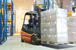 warehouse forklift loader