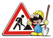 Maulwurf Baustelle