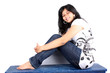 Photo: Indian Teenager on Bench Indian Teenager on Bench