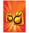 Two Audio Speakers in Perspective