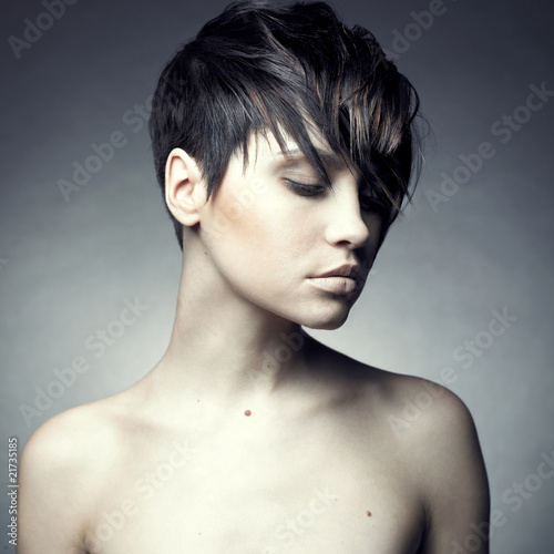 Photo: Portrait of beautiful sensual woman Portrait of beautiful sensual woman