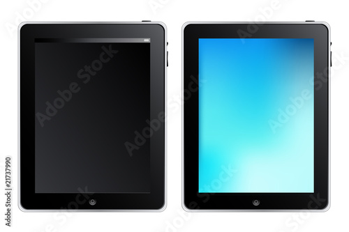 Vector: Tablet Touch Computer Tablet Touch Computer