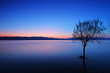 A view of a Ohrid lake at sunset, Macedonia A view of a Ohrid lake at sunset, Macedonia