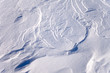 windblown snow surface, background pattern
