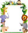 Wild animal frame Wild animal frame