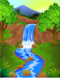 Beautiful waterfall