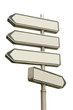 Four-way signpost