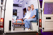 Ambulance doctors team