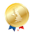 british product guarantee label vector british product guarantee label vector