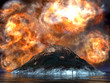 Young volcano being born