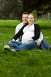 Photo: Loving parents expecting baby Loving parents expecting baby