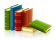 group of different books with empty cover group of different books with empty cover