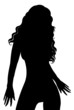vector woman silhouette vector woman silhouette