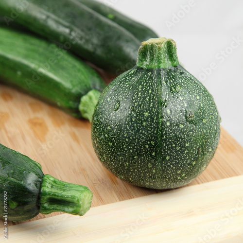 Photo : Différentes variétés de Courgettes Différentes variétés de Courgettes
