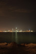 Photo: The night skyline over the persian gulf of the city of Doha The night skyline over the persian gulf of the city of Doha