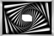 Black and white spiral
