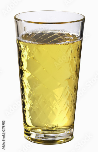 Photo: Apple wine in a glass Apple wine in a glass