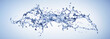Bubbling water