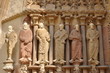 sculpture of unique portal Porta coeli