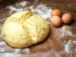 Bun and eggs