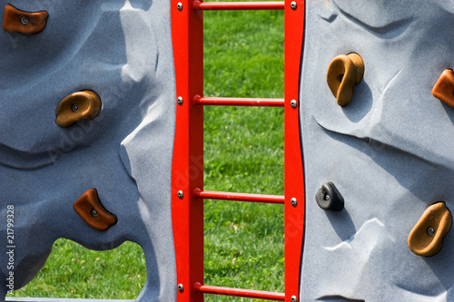 Photo: Rock Wall at Children's Playground Rock Wall at Children's Playground