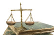 Weighing scales and books