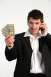business-man with money