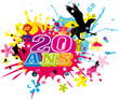 logo 20 ans anniversaire