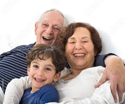 Photo: grandparents grandchild bed grandparents grandchild bed