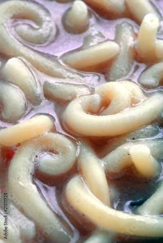 Photo: Pasta gramigna e fagioli Pasta gramigna e fagioli