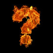 Illustration: Burning Question Mark Burning Question Mark